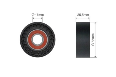 ROLLO TENSOR CORREA WIELOROWKOWEGO ALFA ROMEO GIULIETTA,CADILLAC BLS,FIAT  