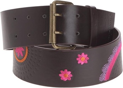 Desigual Pasek damski CINT_WIDE BELT EMBRO 37R5602-6009-95