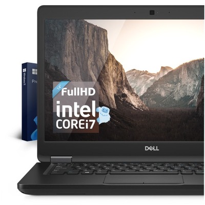 Laptop Dell E5470 i7 QUAD BLACK edt SSD|Bezawaryjny|Lekki 14 " Intel Core i7 32 GB / 1024 GB czarny
