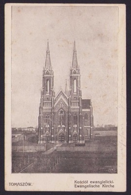 Tomaszów Mazowiecki - Kościół ewangelicki 1915