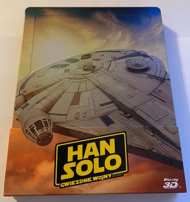 BLURAY 3D/2D Gwiezdne Wojny Han Solo STEELBOK