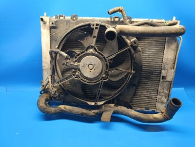 Радиатор воды кондиционера вентилятор комплект  renault clio 3 1.6 16v фото №1