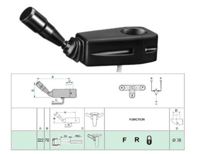 CONMUTADOR INDICADOR CONDUCTOR MERLO - 040158  