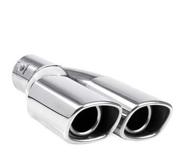 END SILENCER EXHAUSTION STEEL STAINLESS CHROME U7T51  