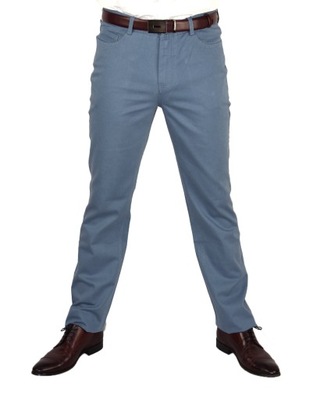 Spodnie męskie chino NIEBIESKIE W44 L36