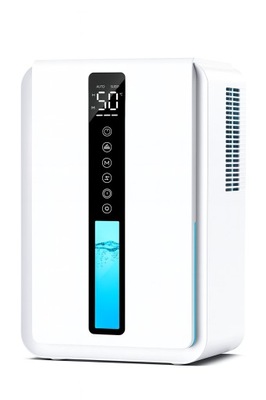 Elektryczny osuszacz powietrza DH01-01 2500ml z lampką i timerem BIAŁY