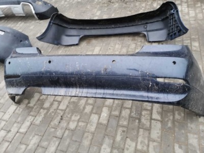 Бампер задняя задний bmw 5 e60 pdc фото №1