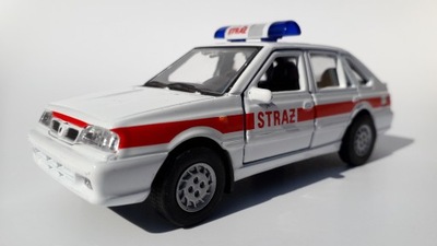 POLONEZ CARO PLUS STRAŻ METALOWY MODEL WELLY 1:34