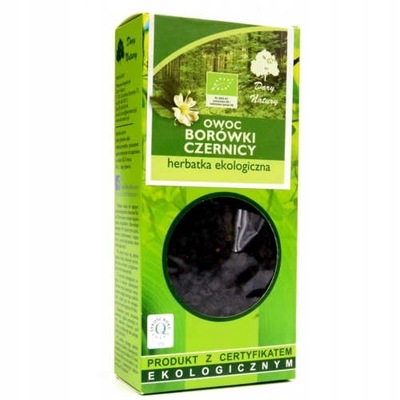 DARY NATURY Liść Borówki Czernicy herbatka ekologiczna BIO 100 g