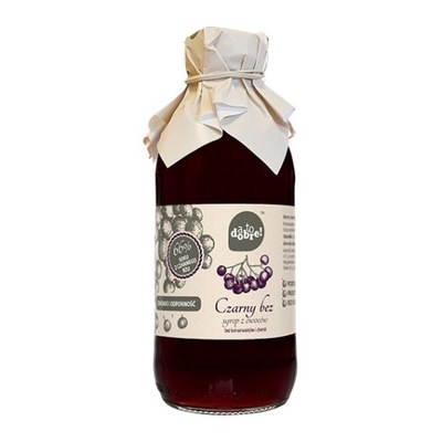 SYROP CZARNY BEZ naturalny A TO DOBRE 330ml