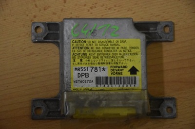 Модуль датчик подушок подушка безпеки mr551781 pajero iii фото №1