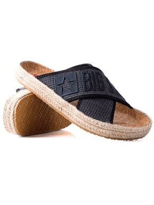 Klapki espadryle damskie Big Star czarne r.38