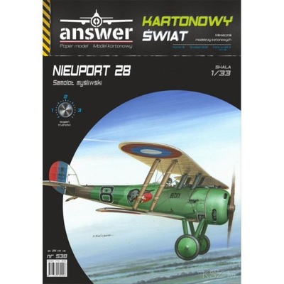 Answer 538 - Samolot myśliwski Nieuport 28 1:33