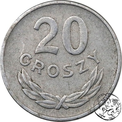 PRL, 20 groszy, 1957