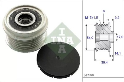 INA 535 0151 10 ГЕНЕРАТОР - СЦЕПЛЕНИЕ ОДНОСТОРОННИЙ