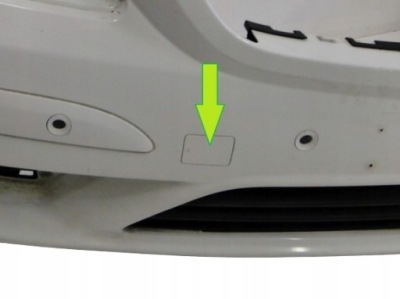 Mercedes r w251 251 przed liftem заглушка na hak w бампер передний amg фото №1