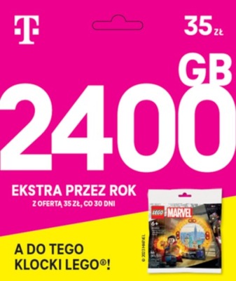 Starter T-Mobile 35 PLN + LEGO