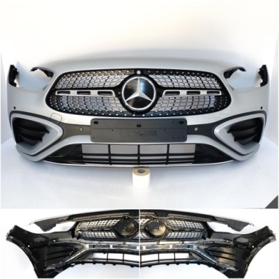 Mercedes gla h247 amg lift mopf 23- бампер перед + решётка радиатора решётки направляющие фото №1