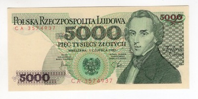 5000 złotych 1982 CA