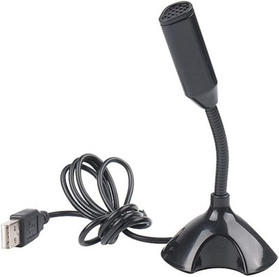 Mikrofon USB do komputera PC Mikrofon stacjonarny do laptopa PC.Plug