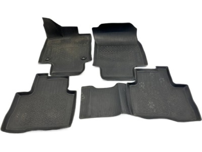 Rav4 v гибрид комплект коврики резиновых перед задняя фото №1