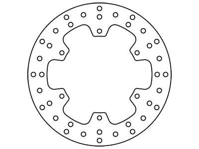 ДИСК ТОРМОЗНОЙ ЗАД STAŁA, 220/118X4MM 6X134MM, Ś