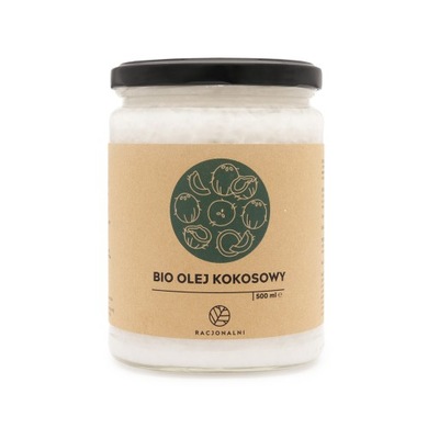 BIO Olej kokosowy 500 ml Racjonalni NIERAFINOWANY