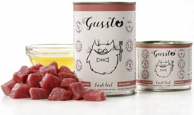 GUSSTO MOKRA KARMA Z WOŁOWINĄ 400g