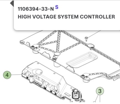 Блок управления система wysokiego напряжения tesla model x 1106394-33-n фото №1