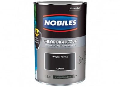 NOBILES EMALIA CHLOROKAUCZUKOWA CZARNA 0.9L (1 SZT)