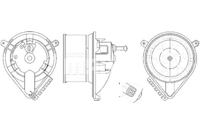 MAHLE ВЕНТИЛЯТОР ЦЕНТРИФУГИ MERCEDES SPRINTER 2-T B901 B902 SPRINTER