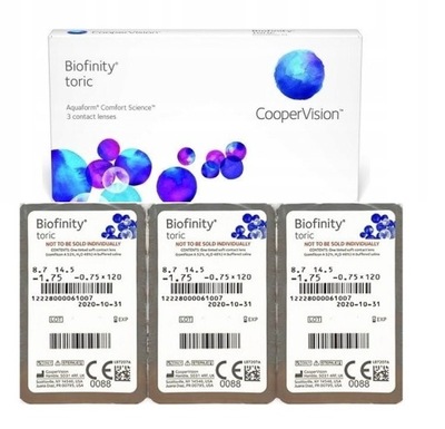Soczewki BIOFINITY TORIC 3 szt.
