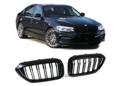 REJILLA DE RADIADOR BMW G30 G31 17- NEGRO POLSYSK  