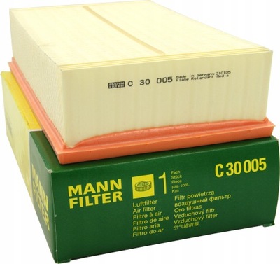 MANN-FILTER C 30 005 FILTRO AIRE AUDI SEAT SKODA VW  