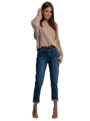 Spodnie jeansowe skinny granatowe M.SARA 42 XL