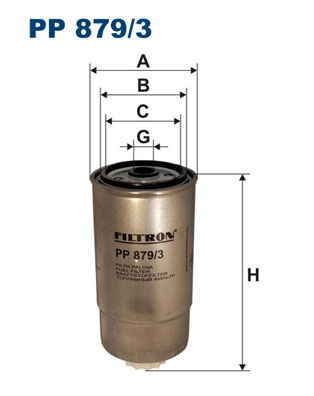 FILTER FUEL FILTRON PP879/3 PP8793  