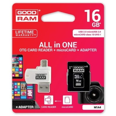Goodram Karta pamięci Micro Secure Digital Card