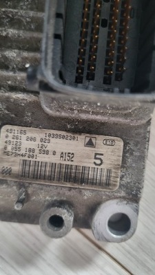 Fiat punto блок керування бортовий комп'ютер 0261208029 фото №1