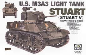 M3A3 Stuart Light Tank 1:35 AFV Club 35053