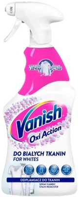 VANISH Oxi Action Spray odplamiacz do białych tkanin DO BIAŁEGO 500 ml