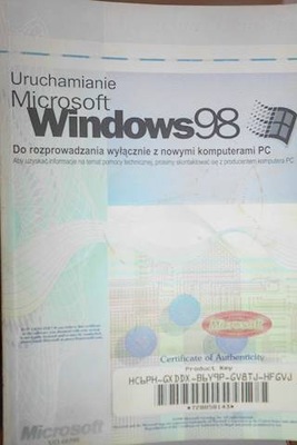 Uruchamianie Microsoft Windows 98 - Praca zbiorowa