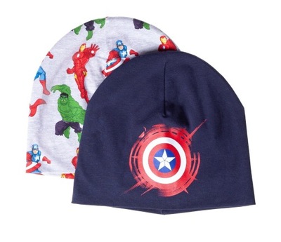 Czapka 2-pak Avengers chłopięca 92/104 H&M