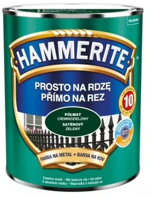 HAMMERITE PÓŁMATOWY CIEMNOZIELONY 0,25 L