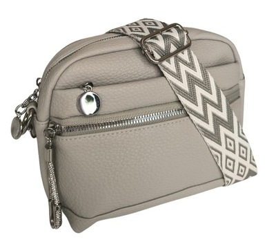 TOREBKA DAMSKA SZARA LISTONOSZKA