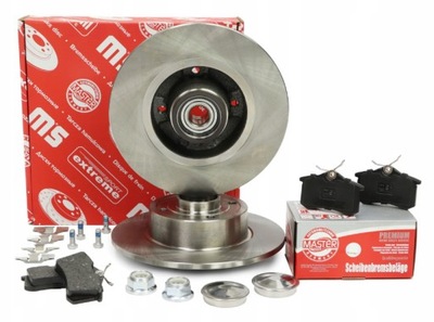 Гальмівні диски гальмівні колодки задня renault clio megane modus wind фото №1