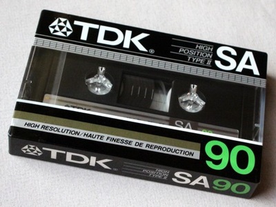 TDK SA 90, rok 1985, USA. Pewex.