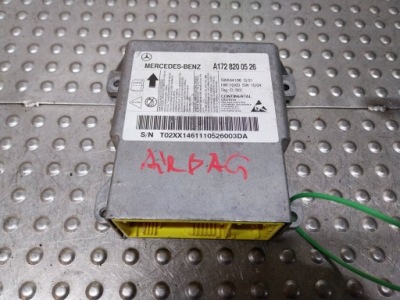 Модуль датчик подушек подушка безопасности a1728200526 mercedes slk r172 фото №1