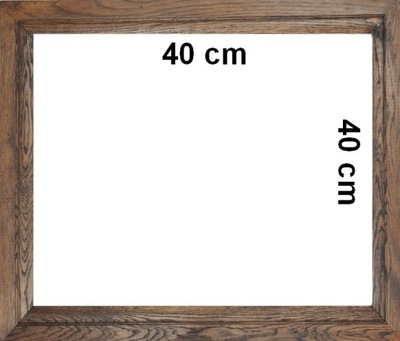 Ramka dębowa na obraz zdjęcie 40 x 40 cm