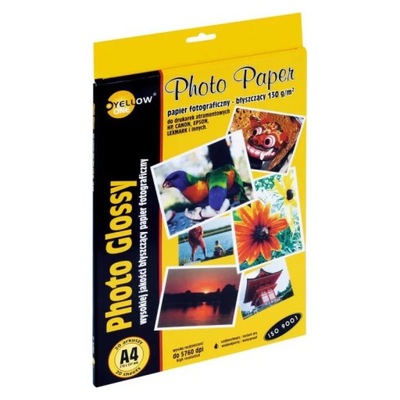 Papier fotograficzny Yellow One A4 błyszczący 130g