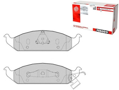 FERODO FDB1254 COMPLET DE SABOTS DE FREIN HAMULCOWYCH, FREINS - milautoparts-fr.ukrlive.com